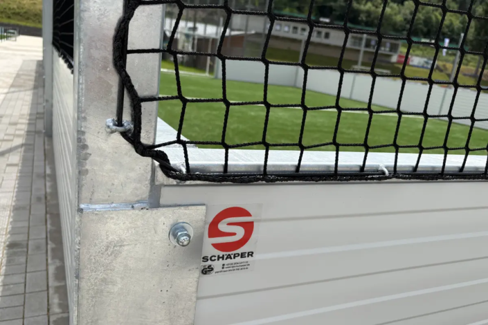 Soccer Court Comfort Line Stahl, Detail Verschraubung