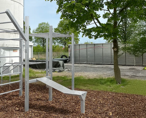SCHÄPER Calisthenics Anlage „Dinosthenics“ aus Edelstahl