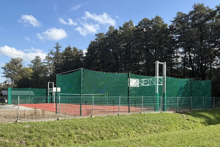 Basketballständer, Sonderanfertigung, 4m Auslage Basketballständer, Sonderanfertigung, 4m Auslage