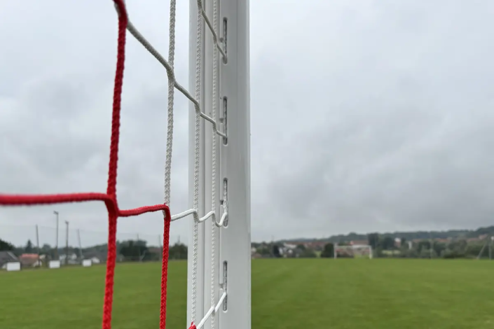 Schäper Fußballtor Typ1 Frankreich, Aluminium, Weiß lackiert