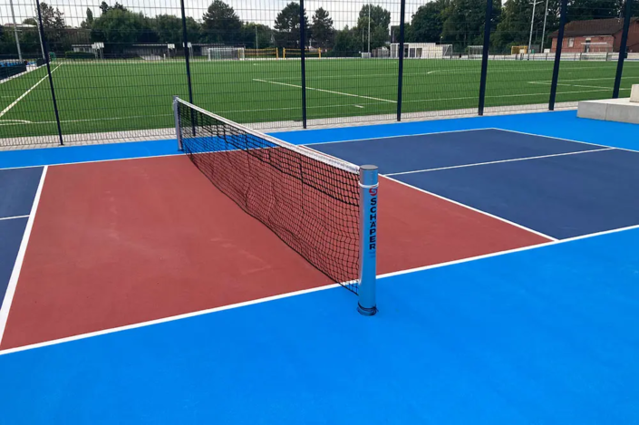 Schäper Pickleball-Anlage / Pfosten aus Aluminium
